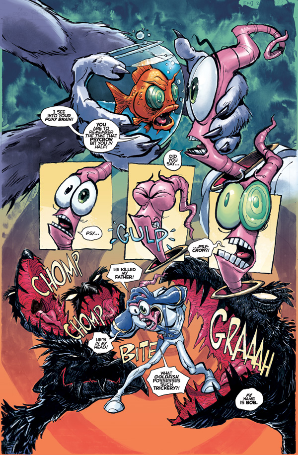 Earthworm Jim 2 comic Doug TenNapel page preview